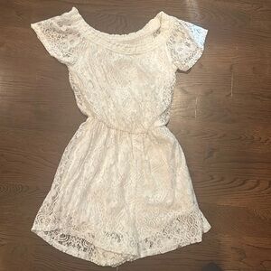 Lace romper!
